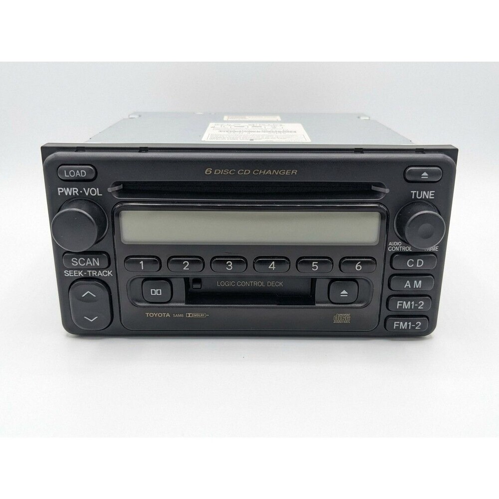 Toyota Highlander Radio 6 Disc CD Changer Cassette Player OEM 56816 86120-48130